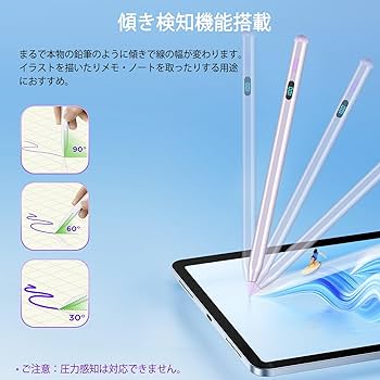 Amazon.co.jp: iPadペンシル【交換用ペン先5本付き】USB-C急速